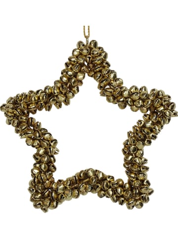 Kersten Decoratieve hanger "Star" goudkleurig - (L)14 x (B)14 cm