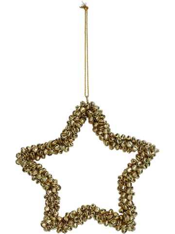 Kersten Decoratieve hanger "Star" goudkleurig - (L)16 x (B)16 cm
