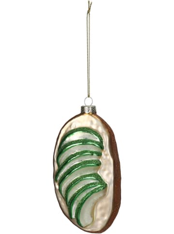 Kersten Bombka "Bread Avocado" w kolorze biało-zielonym - 11 cm