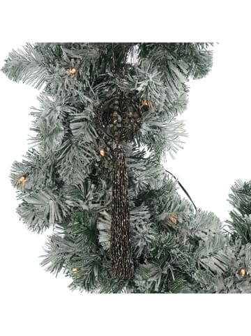 Kersten 4-delige set: decoratieve hangers zwart - (H)23 x Ø 6 cm