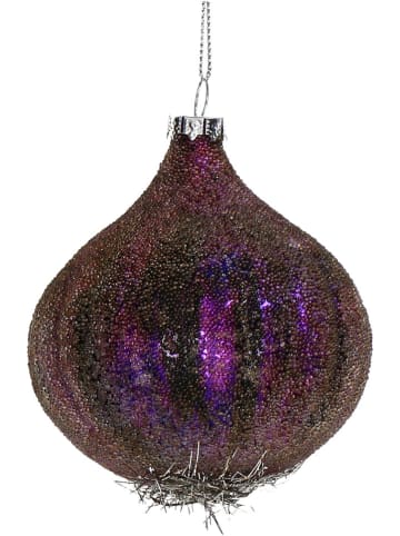 Kersten Bombka "Onion" w kolorze fioletowym - 9,5 cm