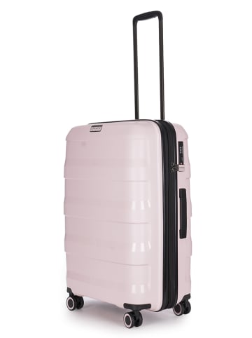 Stratic Hardcase-Trolley "Straw+"  in Rosa - (B)43 x (H)65 x (T)26 cm