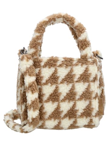 Beagles Umhängetasche in Creme/ Hellbraun - (B)17 x (H)17 x (T)8 cm