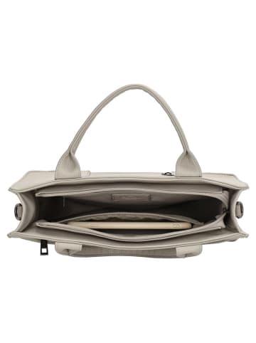 Charm Henkeltasche in Taupe - (B)30 x (H)24 x (T)9 cm
