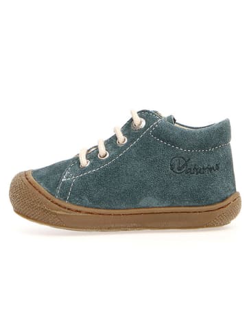 Naturino Leder-Sneakers "Cocoon" in Dunkeltürkis