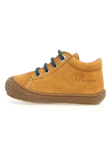 Naturino Leren sneakers "Cocoon" okergeel