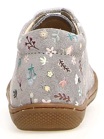 Naturino Leder-Sneakers "Cocoon" in Grau/ Bunt