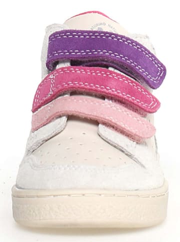 Naturino Leren sneakers "Theral" crème/roze