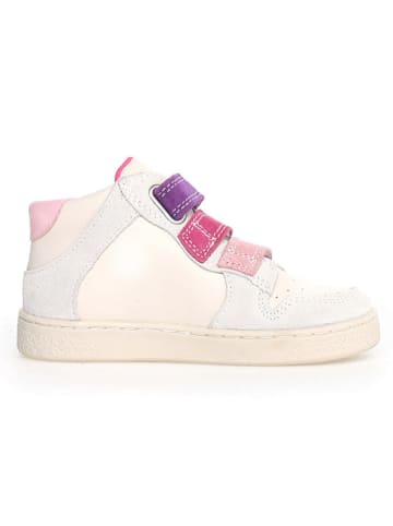 Naturino Leren sneakers "Theral" crème/roze