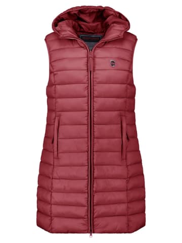 ANAPURNA Doorgestikte bodywarmer "Vakitalana" bordeaux