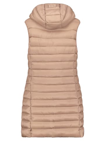 ANAPURNA Doorgestikte bodywarmer "Vakitalana" beige