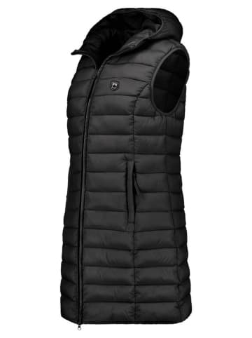 ANAPURNA Doorgestikte bodywarmer "Vakitalana" zwart
