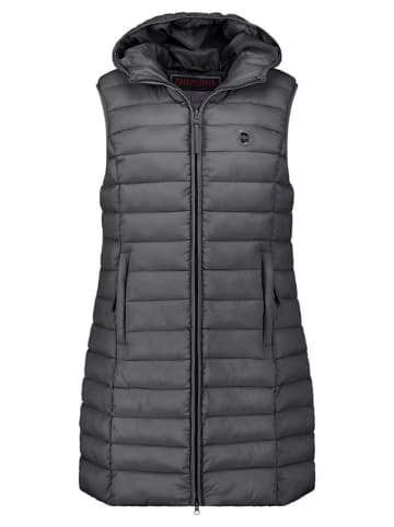 ANAPURNA Doorgestikte bodywarmer "Vakitalana" antraciet
