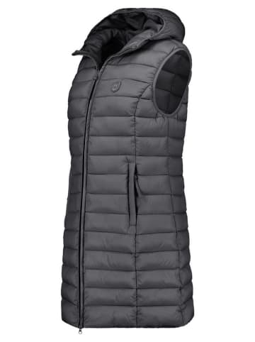 ANAPURNA Doorgestikte bodywarmer "Vakitalana" antraciet