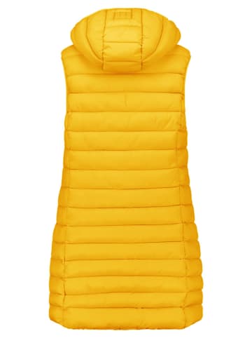 ANAPURNA Doorgestikte bodywarmer "Vakitalana" mosterdgeel