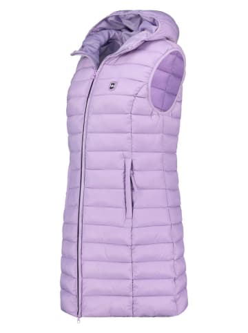 ANAPURNA Doorgestikte bodywarmer "Vakitalana Long'' lila