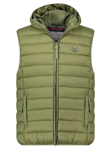 ANAPURNA Kamizelka pikowana "Vamitalana" w kolorze zielonym