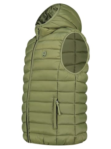 ANAPURNA Kamizelka pikowana "Vamitalana" w kolorze zielonym