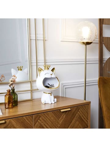 The Concept Factory Decoratief figuur wit/goudkleurig - (H)25,5 cm