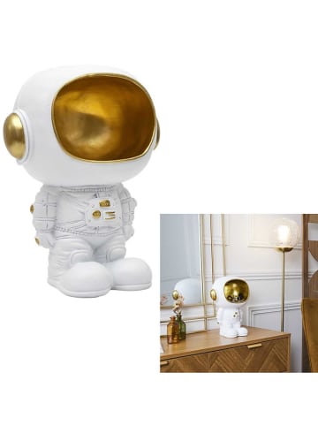 The Concept Factory Decoratief figuur wit/goudkleurig - (H)28 cm