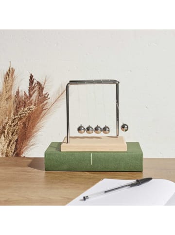The Concept Factory Dekoobjekt in Hellbraun/ Silber - (H)15 cm