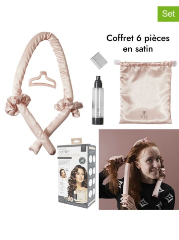 The Concept Factory 6-delige haarverzorgingsset lichtroze