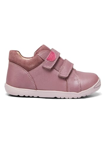 Geox Leder-Sneakers "Macchia" in Rosa