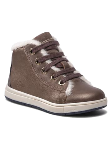 Geox Leren winterboots "Trottola" bruin