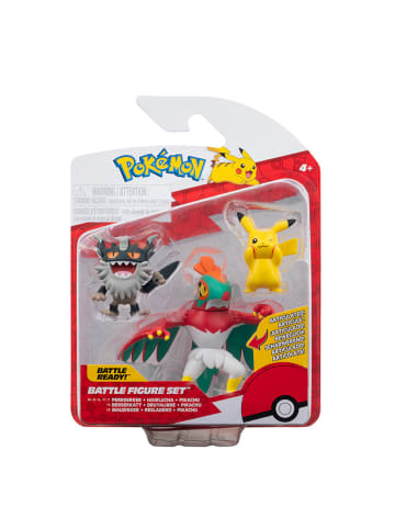 Pokémon 3er-Set: Spielfiguren "Pokémon - Pikachu, Mauzinger & Resladero" - ab 3 Jahren