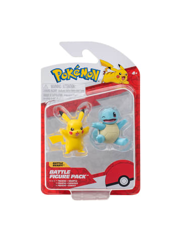 Pokémon 2-częściowy zestaw figurek "Pokémon - Shiggy & Pikachu" - 3+