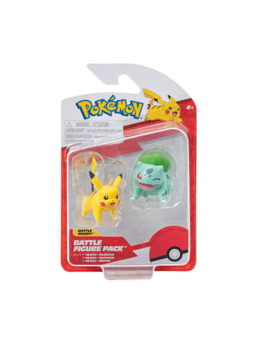 Pokémon 2-delige set: speelfiguren "Pokémon - Bulbasaur & Pikachu" - vanaf 3 jaar