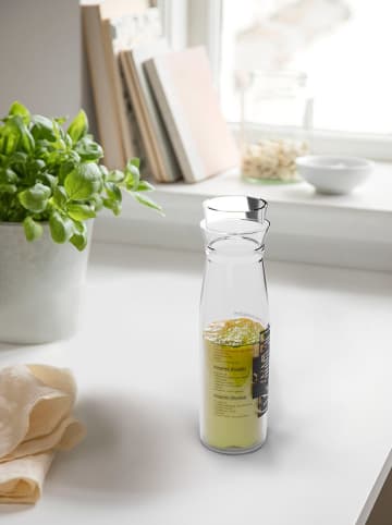 Steel-Function Dressingshaker in Transparent/ Schwarz - (H)20 cm