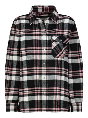Fresh Made Hemdjacke in Schwarz/ Rosa