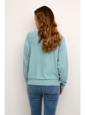 CULTURE Sweter w kolorze błękitnym