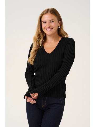 CULTURE Sweter w kolorze czarnym