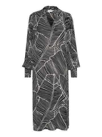 Kaffe Kleid in Schwarz/ Weiß