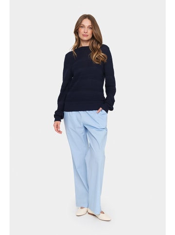 SAINT TROPEZ Pullover in Dunkelblau