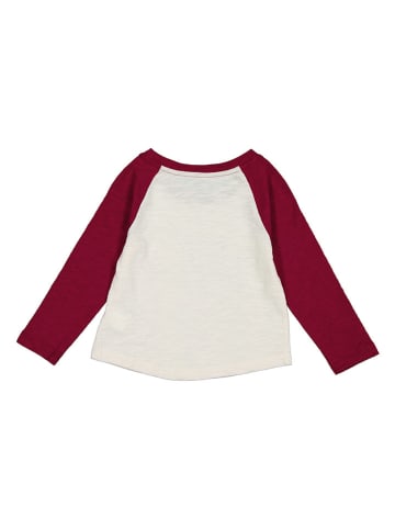 GAP Longsleeve in Creme/ Rot