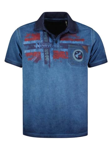 Geographical Norway Poloshirt "Kamo" in Blau