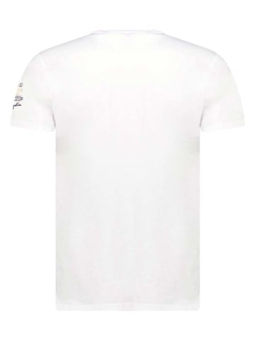 Geographical Norway Shirt "Jidney" in Weiß/ Bunt