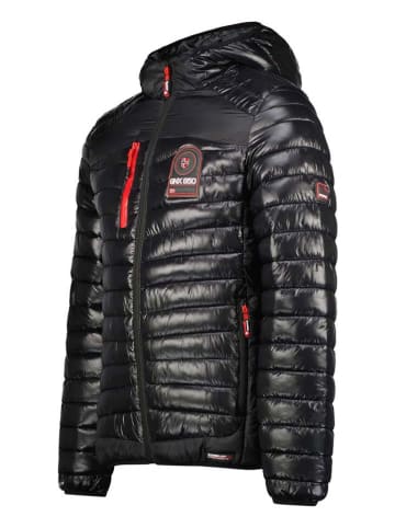 Geographical Norway Doorgestikte jas "Briout" zwart