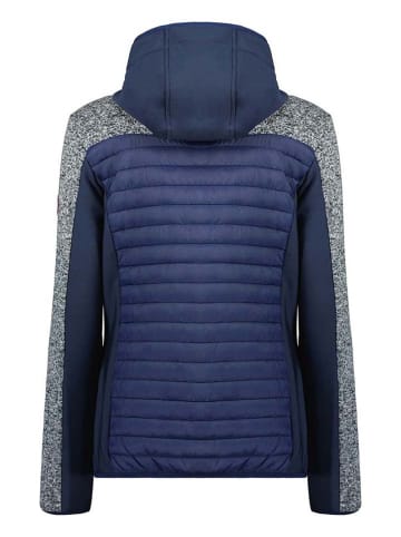 Geographical Norway Fleece jas "Taquese" donkerblauw/grijs