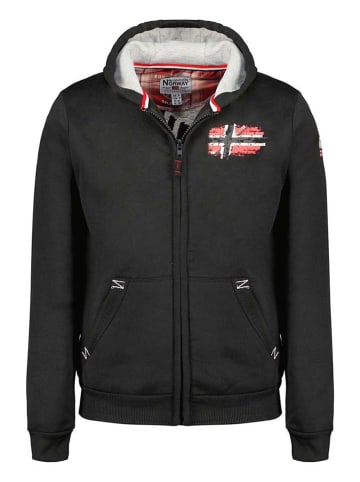 Geographical Norway Sweatjacke "Glacier" in Schwarz
