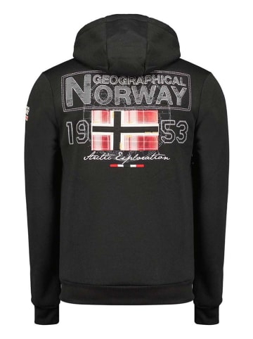 Geographical Norway Sweatvest "Glacier" zwart