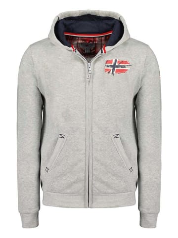Geographical Norway Sweatjacke "Glacier" in Grau