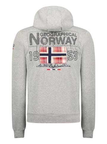 Geographical Norway Sweatvest "Glacier" grijs