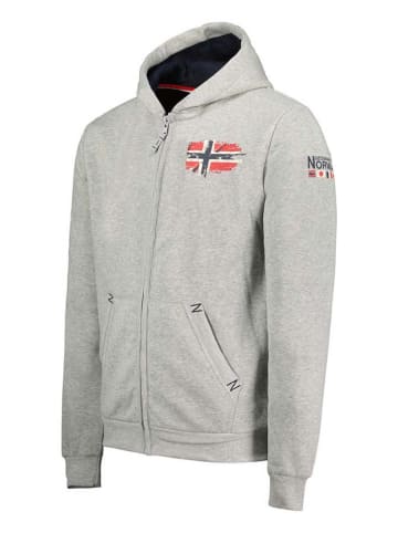 Geographical Norway Sweatjacke "Glacier" in Grau