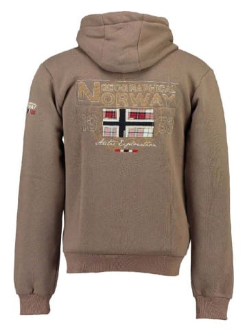 Geographical Norway Sweatvest "Glacier" lichtbruin
