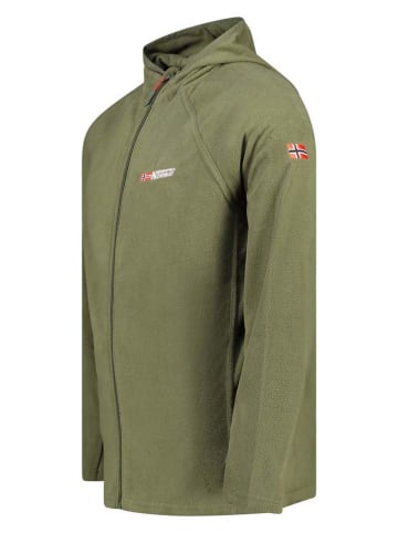 Geographical Norway Kurtka polarowa "Tugood" w kolorze khaki