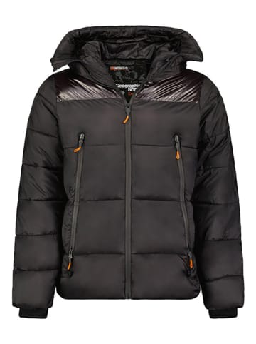 Geographical Norway Kurtka pikowana "Bayou" w kolorze czarnym